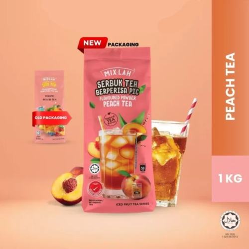 MIX-LAH Peach Iced Tea Powder (1kg)