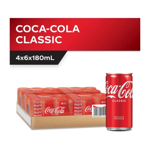 Coca-Cola Classic 180ml Mini Cans (24s)