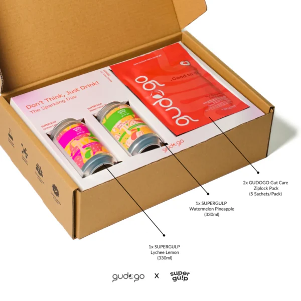 Gudogo® Postbiotic x Supergulp Festive Box