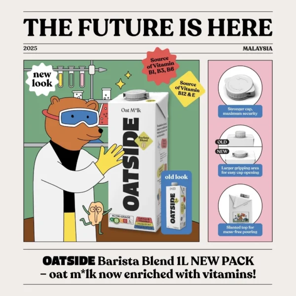 OATSIDE Barista Blend Oat Milk 1L