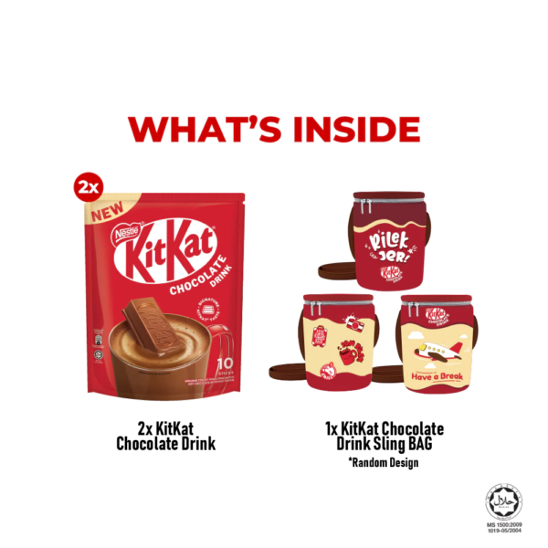 KitKat Chocolate Drink 32g x2 FOC Bag